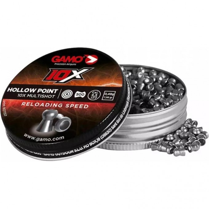 Пули пневматические GAMO 10X 4,5 мм. (500 шт.) 100 банок 6322546-MP