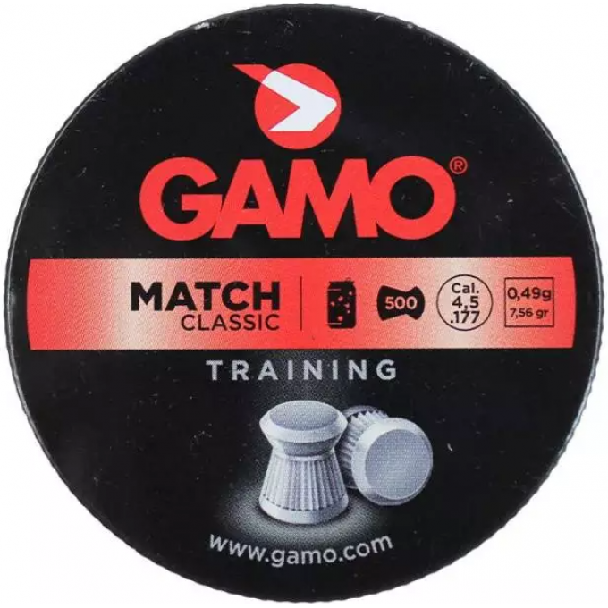 Пули пневматические GAMO Match 4,5мм (500шт) 10шт 6320034-IP