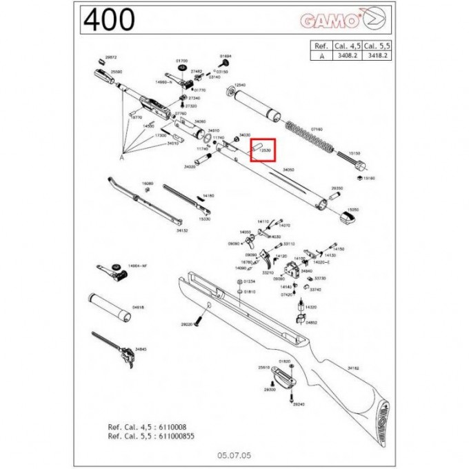 Штифт GAMO 9X29,2 12530
